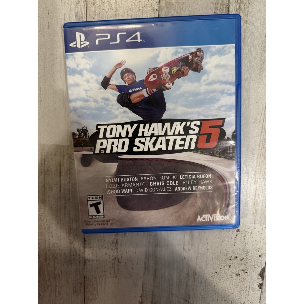 Tony Hawk’s Pro Skater 5 PS4 PlayStation 4 Activision Complete w/ Case Tested